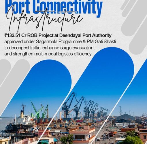 Government approves ₹132.51 crore for critical port connectivity  project at Kandla